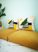 Berber Kissen Wolle Habiba