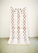 Nachhaltiger Berber Teppich „Aziza“ | Zartrosa | 233x107 cm I Vegan