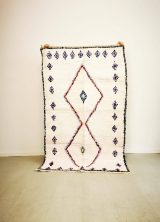 Nachhaltiger Berber Teppich „Nassima“ |Rauten-Design | 195x122 cm