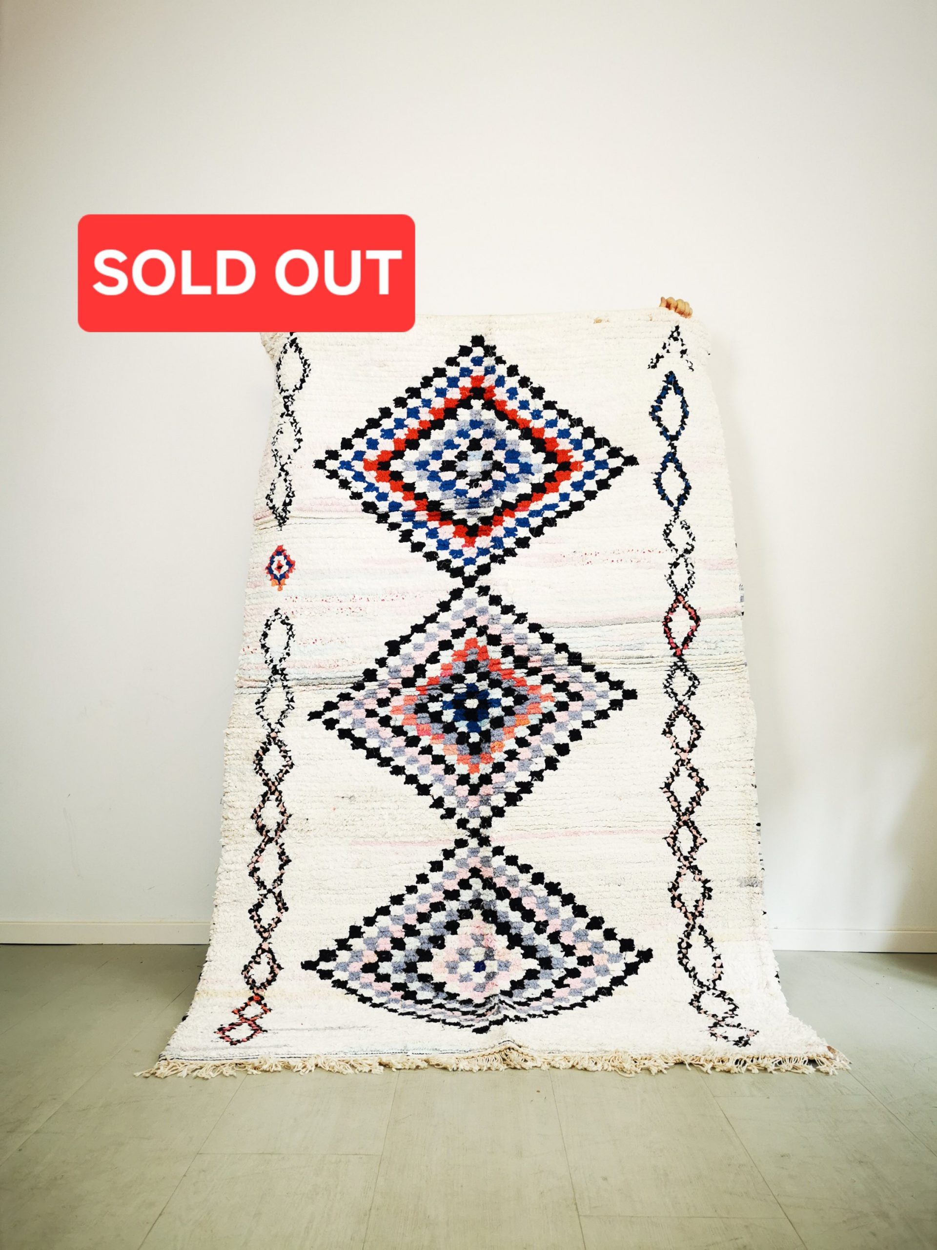 Waschbarer Berber Teppich Dima | 220x137 cm | Marokkanisch