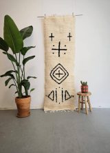 Yogateppich Schurwolle Chams | 186x70 cm | Naturweiß | Atmungsaktiv